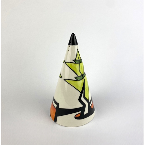 58 - A Lorna Bailey 'The Limes' sugar caster, signed and titles to base, bearing 'Old Ellgreable Pottery ... 