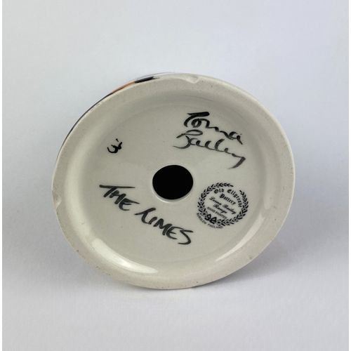 58 - A Lorna Bailey 'The Limes' sugar caster, signed and titles to base, bearing 'Old Ellgreable Pottery ... 