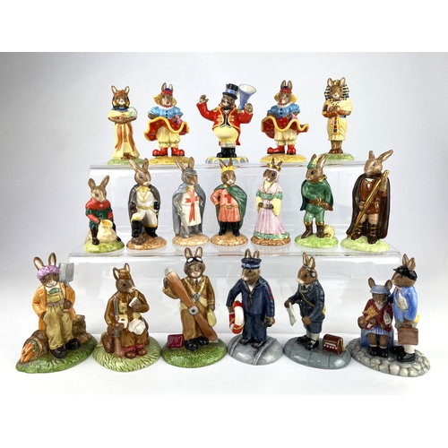 6 - A collection of Royal Doulton Bunnykins figures, most boxed, to include World War II Collection six ... 
