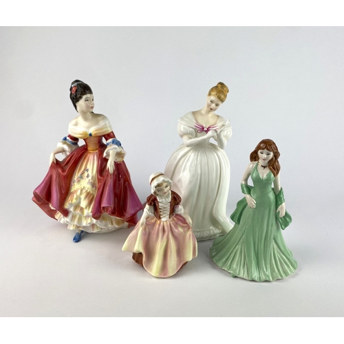 7 - Three Royal Doulton porcelain models of ladies comprising Southern Belle, Denise and Dinky Do, toget... 