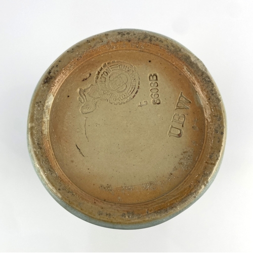 10 - A Royal Doulton glazed stoneware vase with tubelined floral decoration 23.5cm high... 