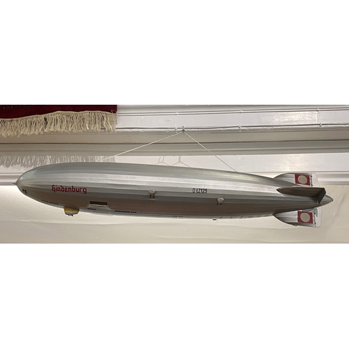 126 - A large model 'Hindenburg' zeppelin (a/f)