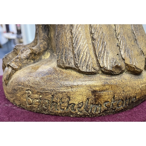 82 - A stoneware model of a comical 'grotesque' bird in the style of Martin Brothers 'Wally Birds', moder... 