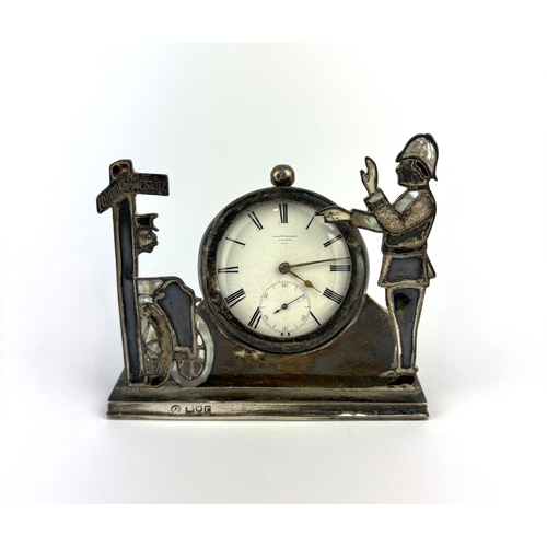 5 - A Victorian silver cased key wind open faced gentleman's pocket watch with a gilt fussee movement, d... 