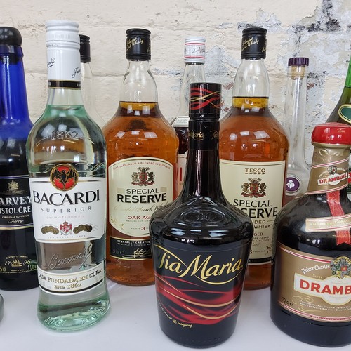 60 - Whisky & Spirits - two 1.5ltr bottles of 3year old special reserve whisky; Drambuie; Benedictine... 