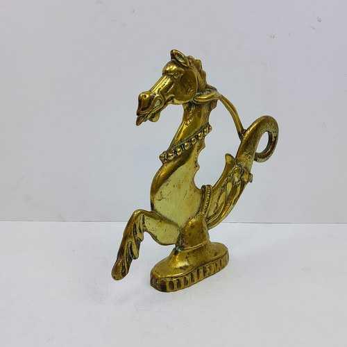 154 - An unusual early 19th century Venetian gondola finial door stop