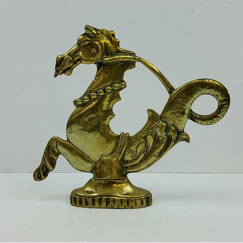 154 - An unusual early 19th century Venetian gondola finial door stop