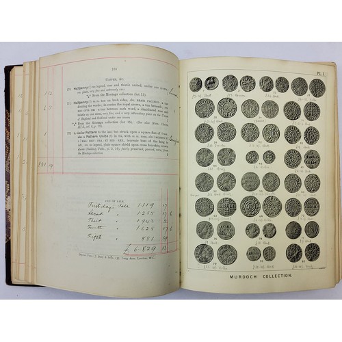 166 - An important bound catalogue of the Valuable Collection of Coins and Medals, The Property of the Lat... 