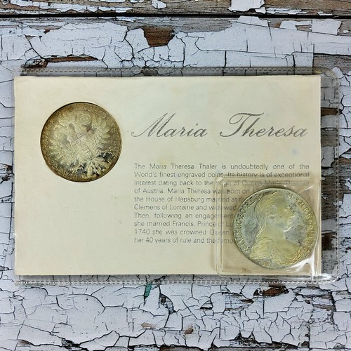 214 - Numismatics - two 1780 Maria Theresa of Austria silver Thalers, restruck, Guenzburg mint mark (S.F) ... 