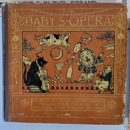 2 - Children's Books - 'The Baby's Opera', illustrated by Walter Crane, a book of old rhymes with n... 