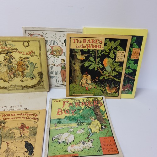 13 - Children's Books - Randolph Caldecott - Come Lasses and Lads, Daddy Darwin's Docecot, Lob Lie-By-The... 