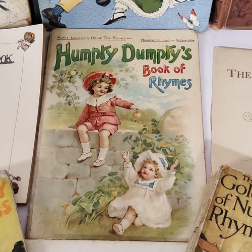 17 - Children's Books - Nursery Rhymes - Humpty Dumpty's Book of Rhymes, Aunt Louisa's Home Toy Book moun... 