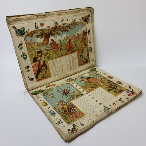 30 - A large Victorian scrapbook book album c.1880