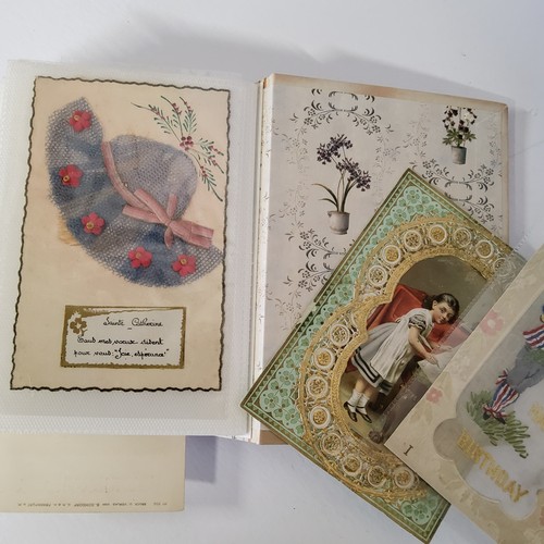 40 - Postcards & Greetings Cards - various late Victorian and early 20th century greetings cards, pos... 