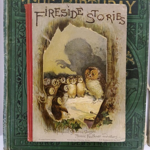 44 - Eleven late Victorian and Edwardian children's books including Fireside Stories by Mrs Macquoid, Ger... 