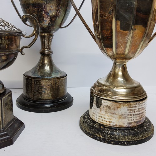 88 - Pigeon Racing Interest - Local Interest - Chesterfield and District Pigeon Racing trophies, various ... 