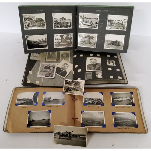 177 - Photography - Militaria & Social History - three albums containing mainly 1940's war era photogr... 