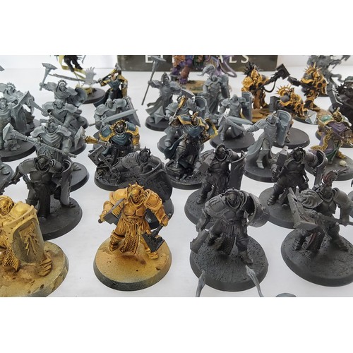 243 - War Hammer Age of Sigmar - Storm Cast Eternals - various Game Workshop models including a Celestar B... 