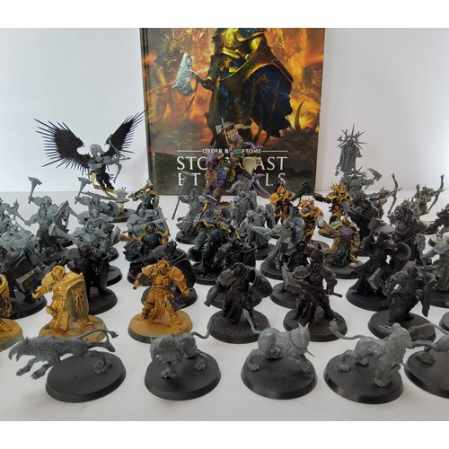 243 - War Hammer Age of Sigmar - Storm Cast Eternals - various Game Workshop models including a Celestar B... 