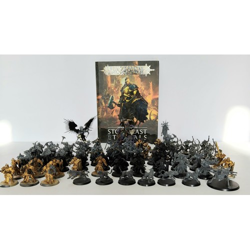 243 - War Hammer Age of Sigmar - Storm Cast Eternals - various Game Workshop models including a Celestar B... 