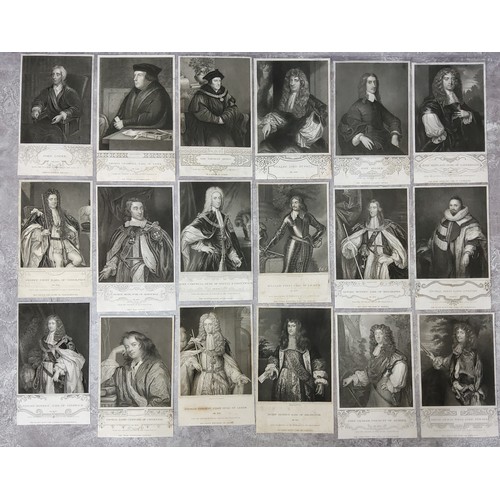 52 - Book Plates - After the masters, vast collection of portraits of distinguished characters, including... 