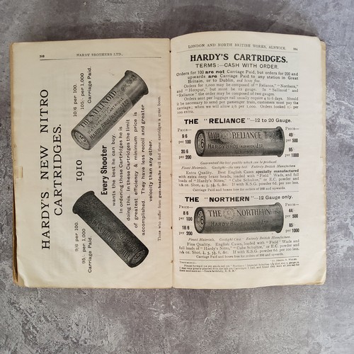 15 - A scarce Hardy Bros. Ltd. Anglers Guide & Catalogue, Season 1912, 39th edition, dark green picto... 