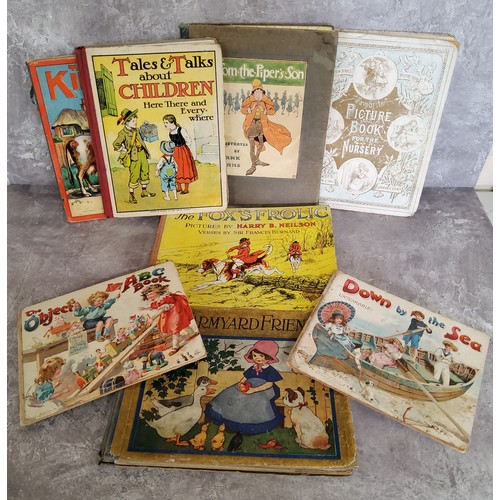 22 - Children's Books - Down By The Sea published by Ernest Nister; The Fox's Frolic pictures by Harry B.... 