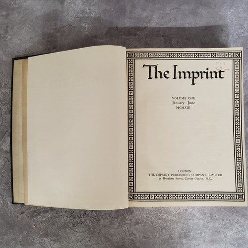 26 - The Imprint Volume One January-June MCMXIII, 1913, published by The Imprint Publishing Company, Limi... 