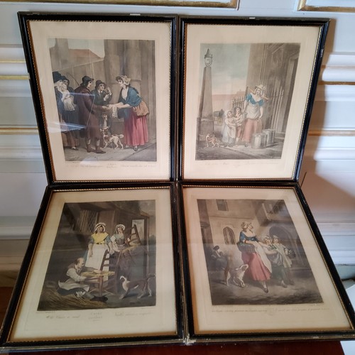 184 - After Francis Wheatley (British 1747-1801): 'The Cries of London' a set of twelve plates, framed