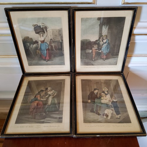 184 - After Francis Wheatley (British 1747-1801): 'The Cries of London' a set of twelve plates, framed