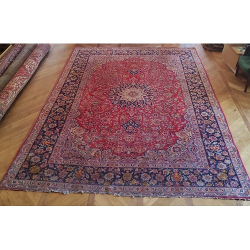 285 - A hand finished Persian Isfahan carpet