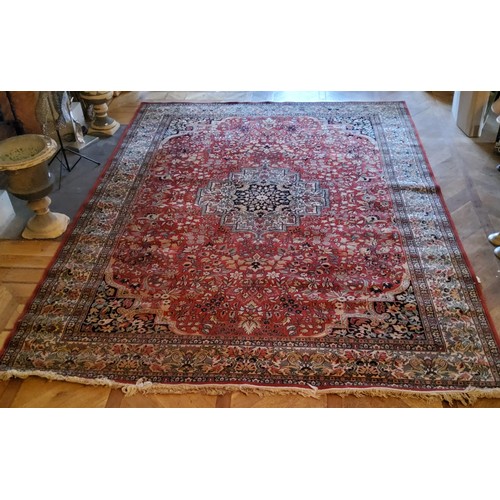 286 - A hand finished Persian Keshan rug