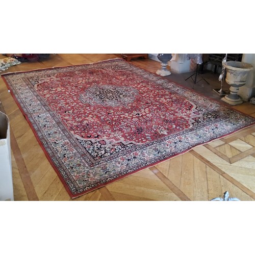 286 - A hand finished Persian Keshan rug