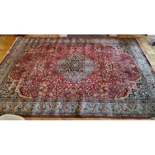 286 - A hand finished Persian Keshan rug