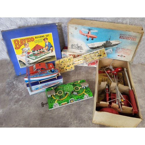 245A - A 1955 Nulli Secundus Remote Control Helicopter, boxed (not checked); a vintage Russi... 