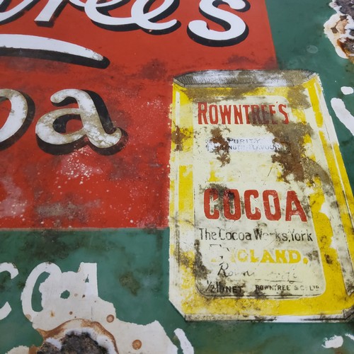 2 - Advertisement - an original Rowntree's pictorial enamel sign, 