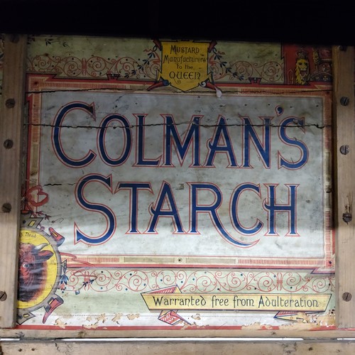 3 - Advertisement - a Victorian Coleman's Mustard crate c.1900 'Manufacturers to The Queen'