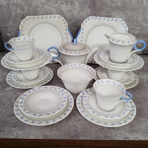 18 - An Art Deco Shelley part tea service