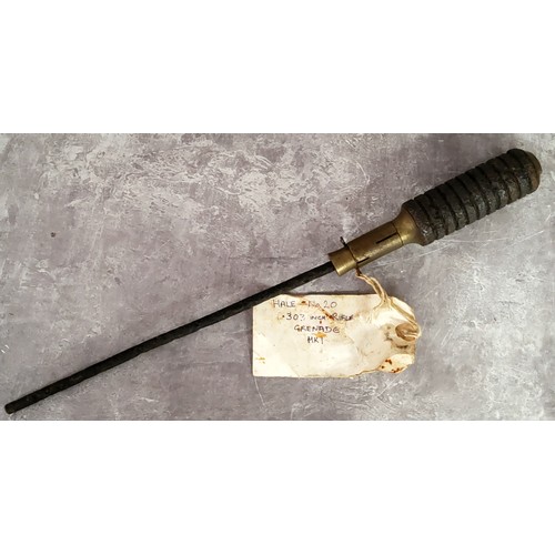 39 - Militaria - a First World War period 'Hale No 20 303 Rifle Grenade MKI example,