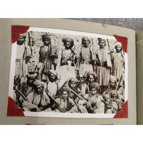 59 - Photography - Militaria & India - an early 20th century comprehensive photography album of black... 