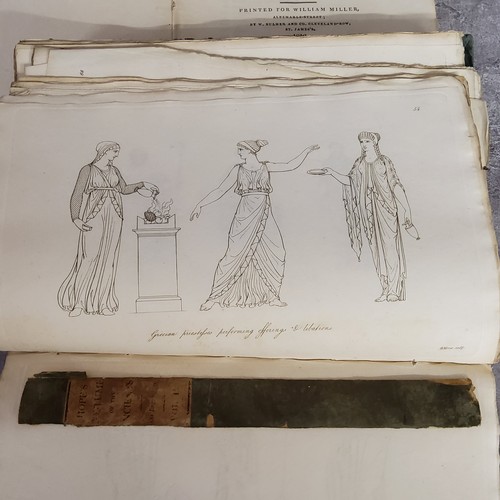 62 - Hope, Thomas - Costume of the Ancients, 2nd edition, 2 vols, London Printed for William Miller, 1812... 