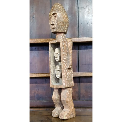 110 - Tribal -  A substantial West African Dogon tribe fertility statue, she stands an impressive 78c... 