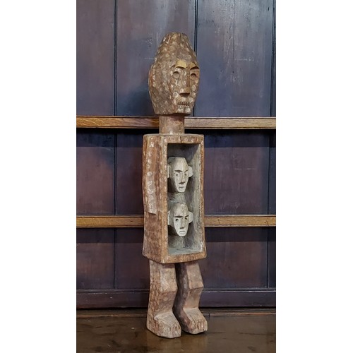 110 - Tribal -  A substantial West African Dogon tribe fertility statue, she stands an impressive 78c... 