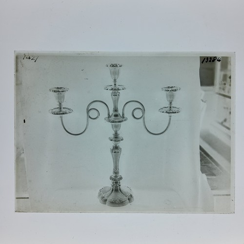 187 - Local History - Old Sheffield Plate & Sheffield Silver Interest - Eight glass plate negatives of... 