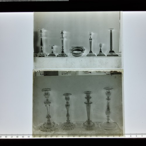 187 - Local History - Old Sheffield Plate & Sheffield Silver Interest - Eight glass plate negatives of... 