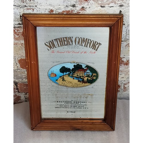 56 - Breweriana - two vintage Southern comfort mirrors. 'The Grand Old Drink of The South' advertising mi... 