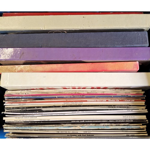 92 - Vinyl LPs a substantial quantity of LP's including Rod Stewart whisky glass shaped sleeve manuf... 