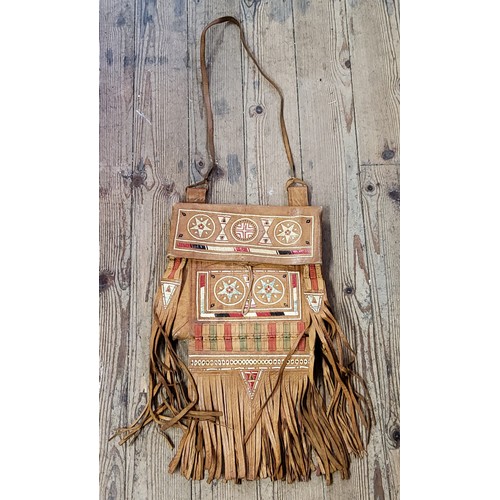 152 - Tribal Art - A hand made Native American Navajo bag