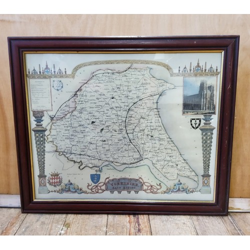 237A - Framed reproduction maps of Suffolk, Western Isles Ivra and East Riding of Yorkshire