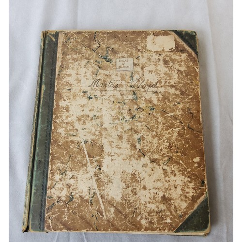 24 - An early common place book titled 'Scraps & Sketches', holding early George III and later epheme... 